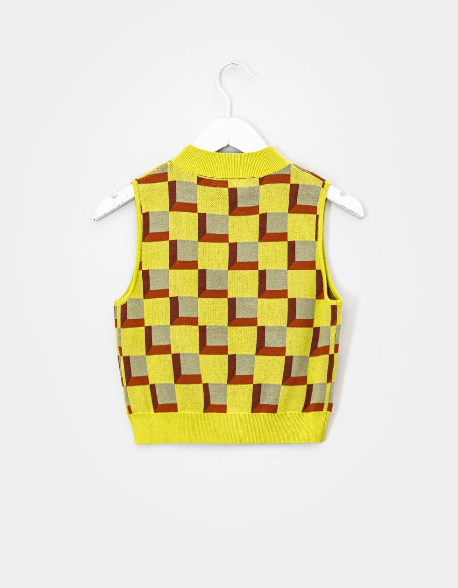 Loretta Retro Check Tank_5