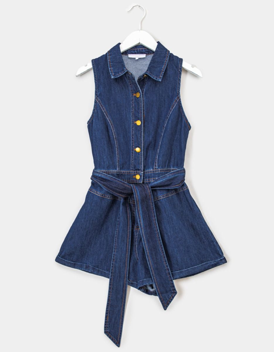 Lottie Denim Romper_0