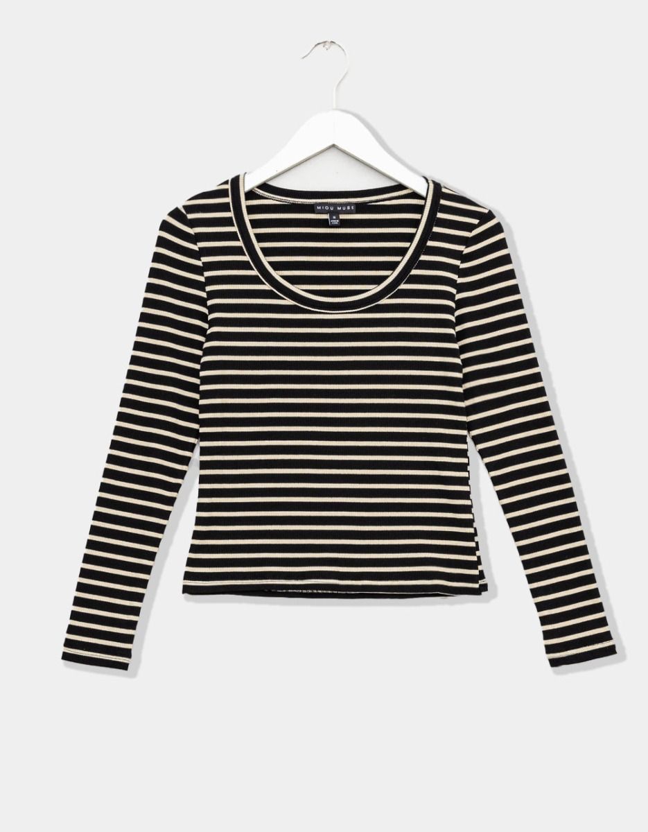 LS Bessie Stripe Shirt_0