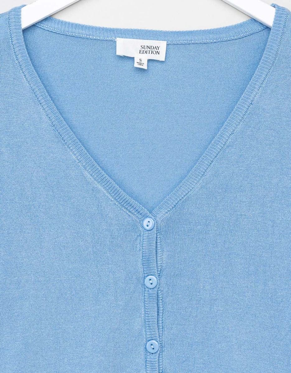 Lt. Blue V-Neck Cardi_2