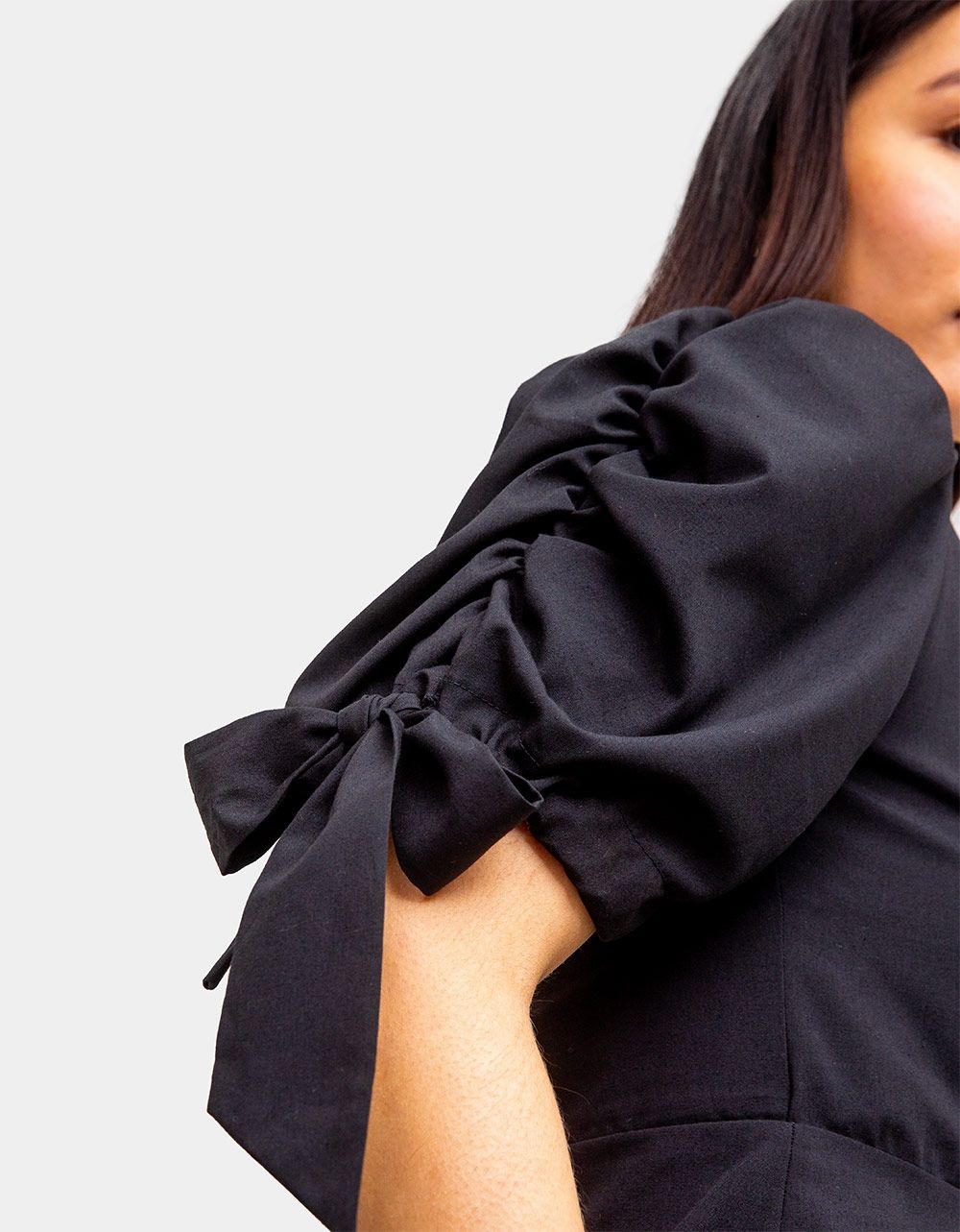 Lydia Puff Sleeve Dress_5