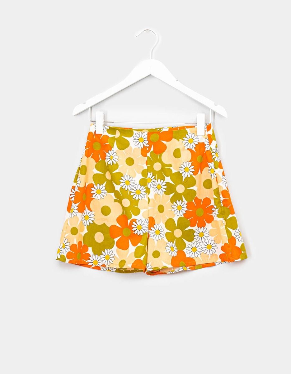 Maddie Retro Daisy Shorts_0