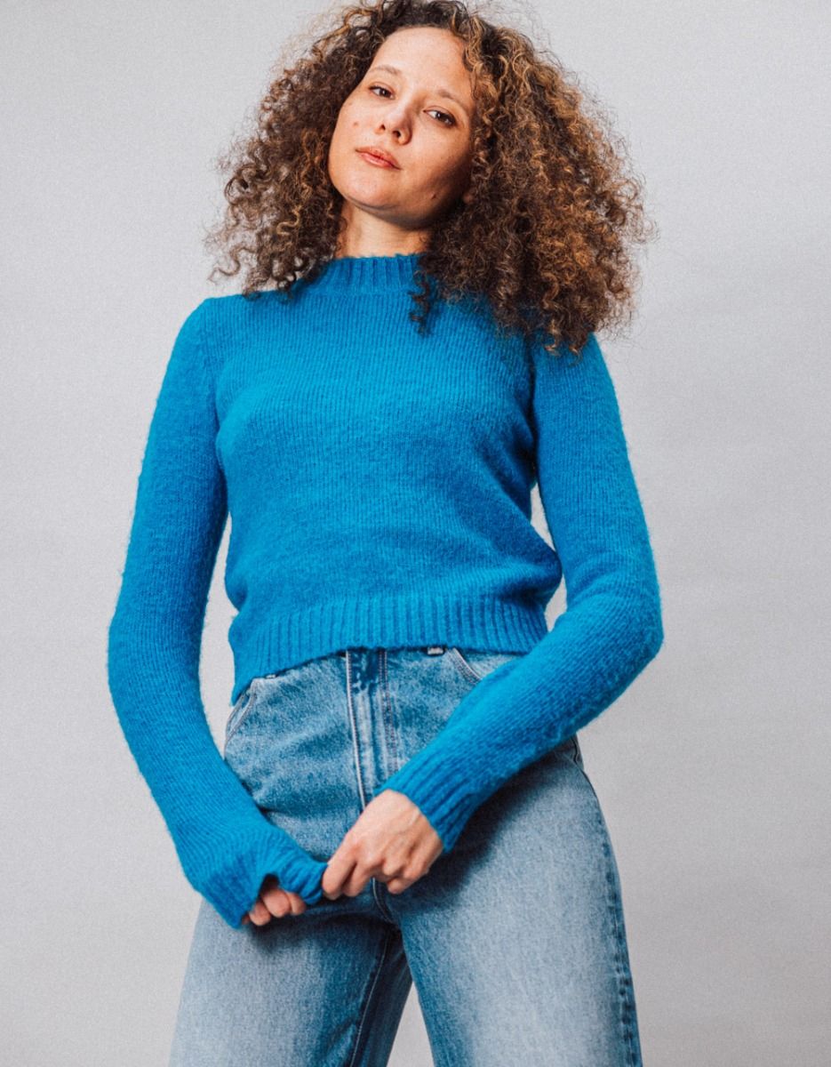 Mariner Fuzzy Knit in Azul_2