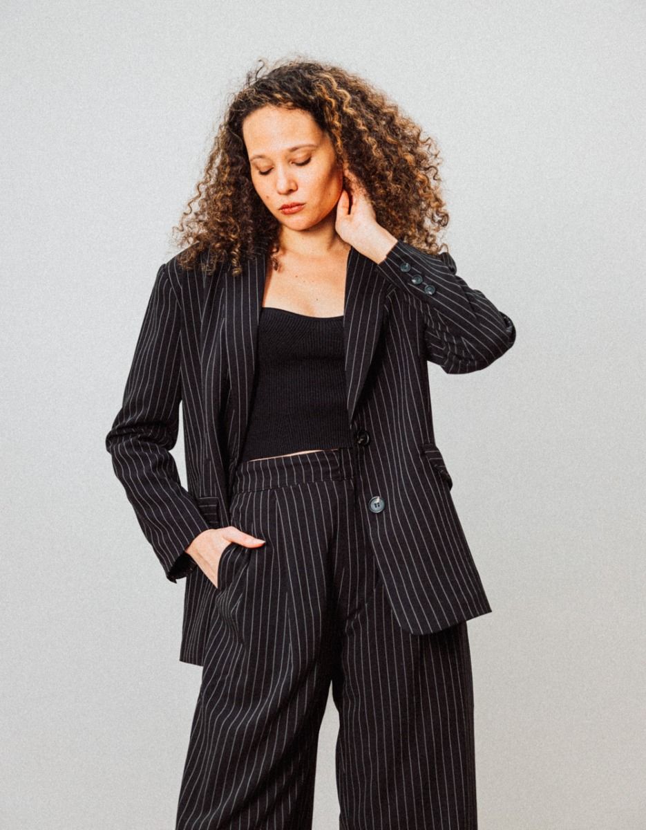 Mattie Pinstripe Blazer_3