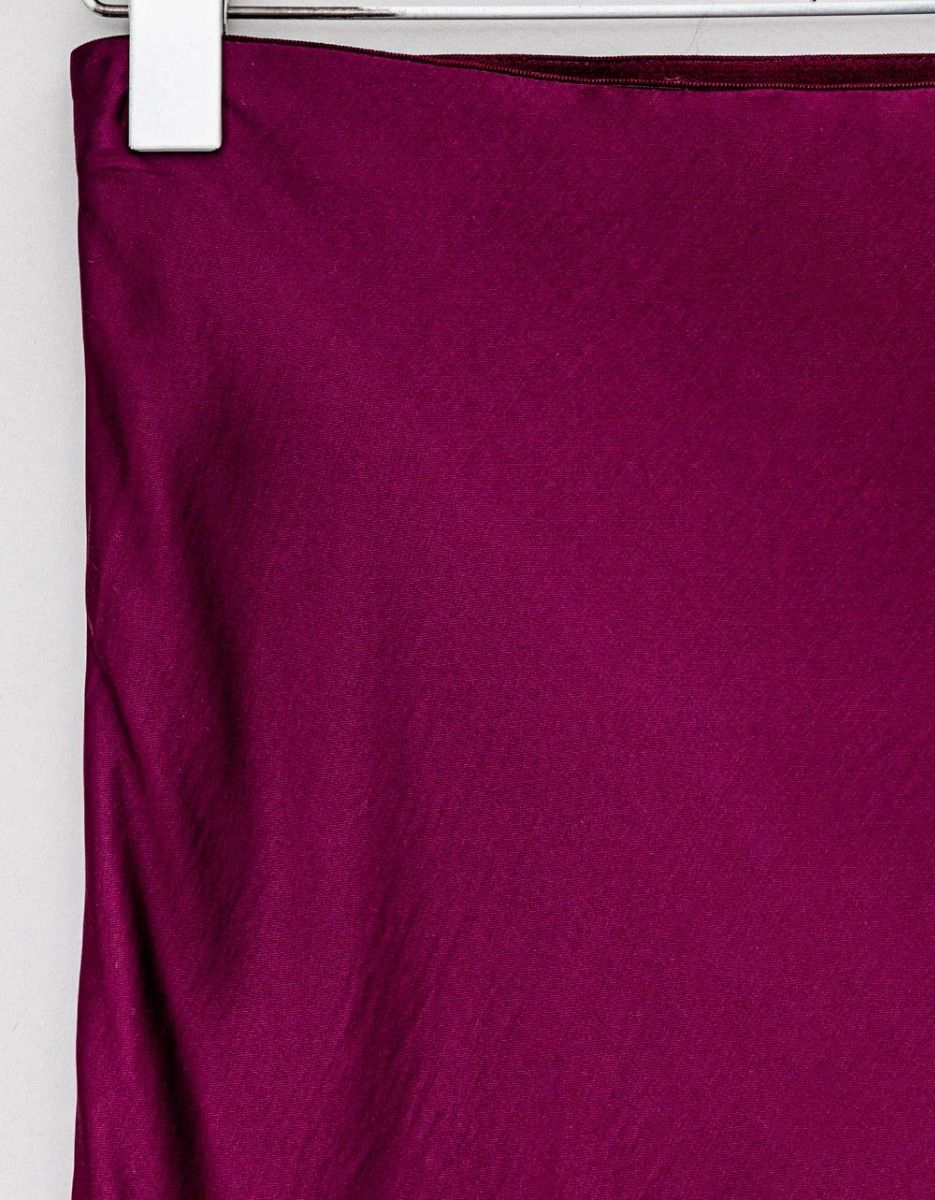 Maxi Slip Skirt in Wine_5