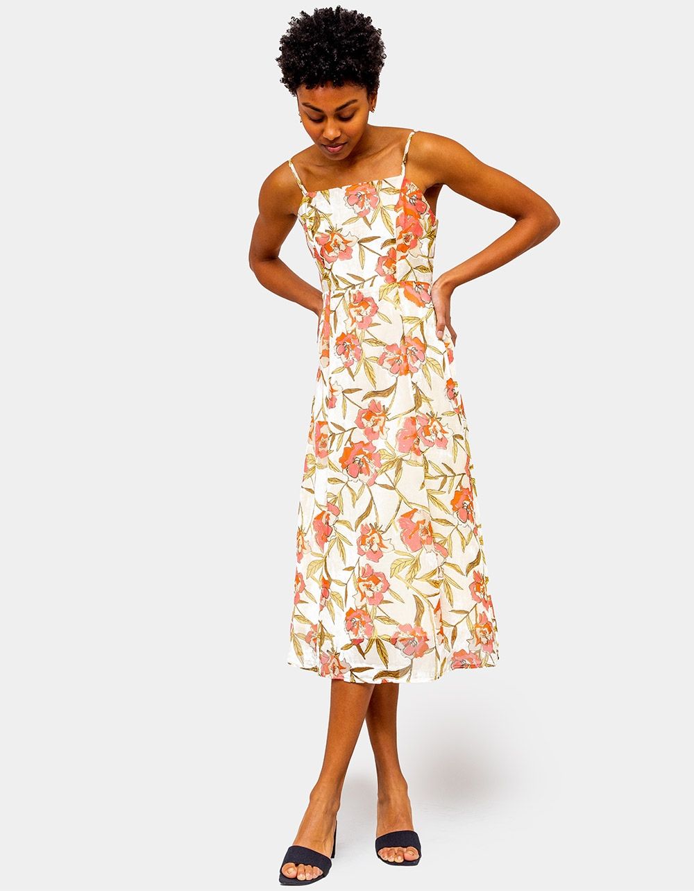 Medellin Velvet Midi Dress_0