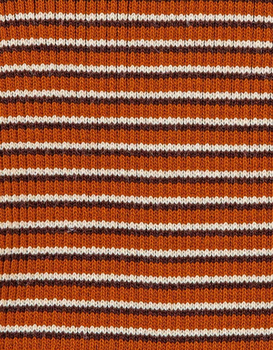 Mia Stripe Top in Rust Multi_3