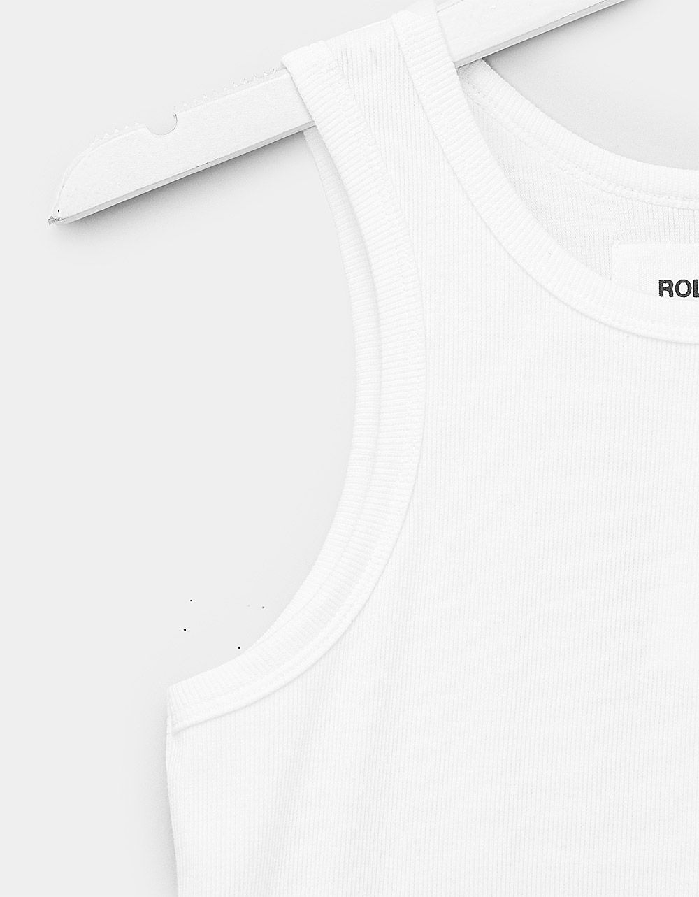 Miller Rib Baby Tank in White_1