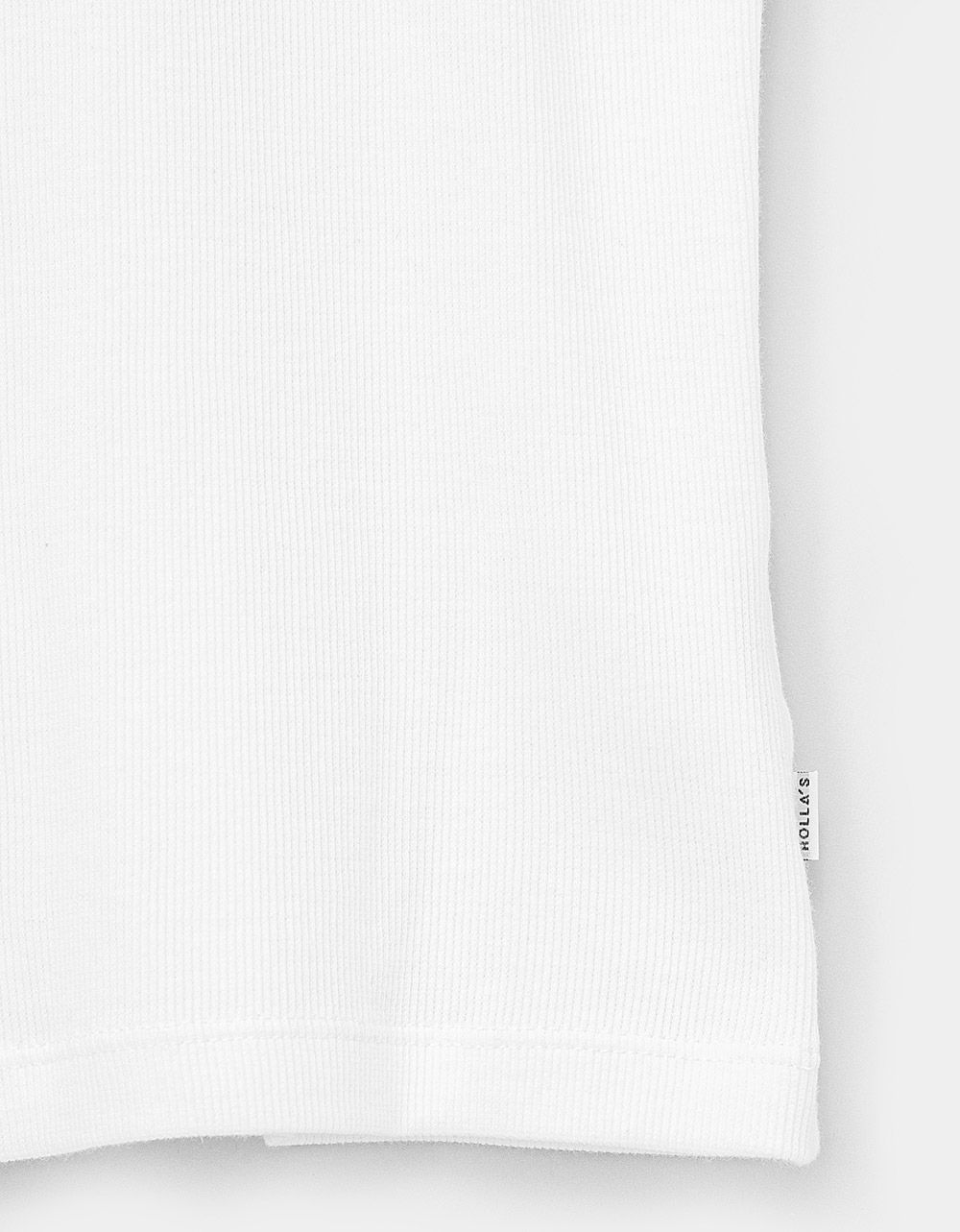 Miller Rib Baby Tank in White_3