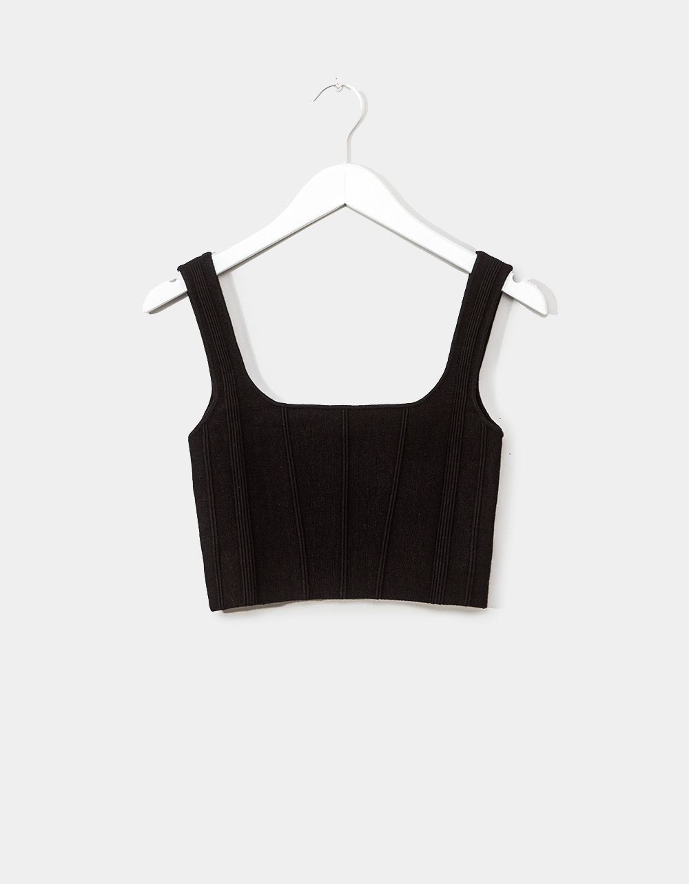 Millie Crop Top in Black_0
