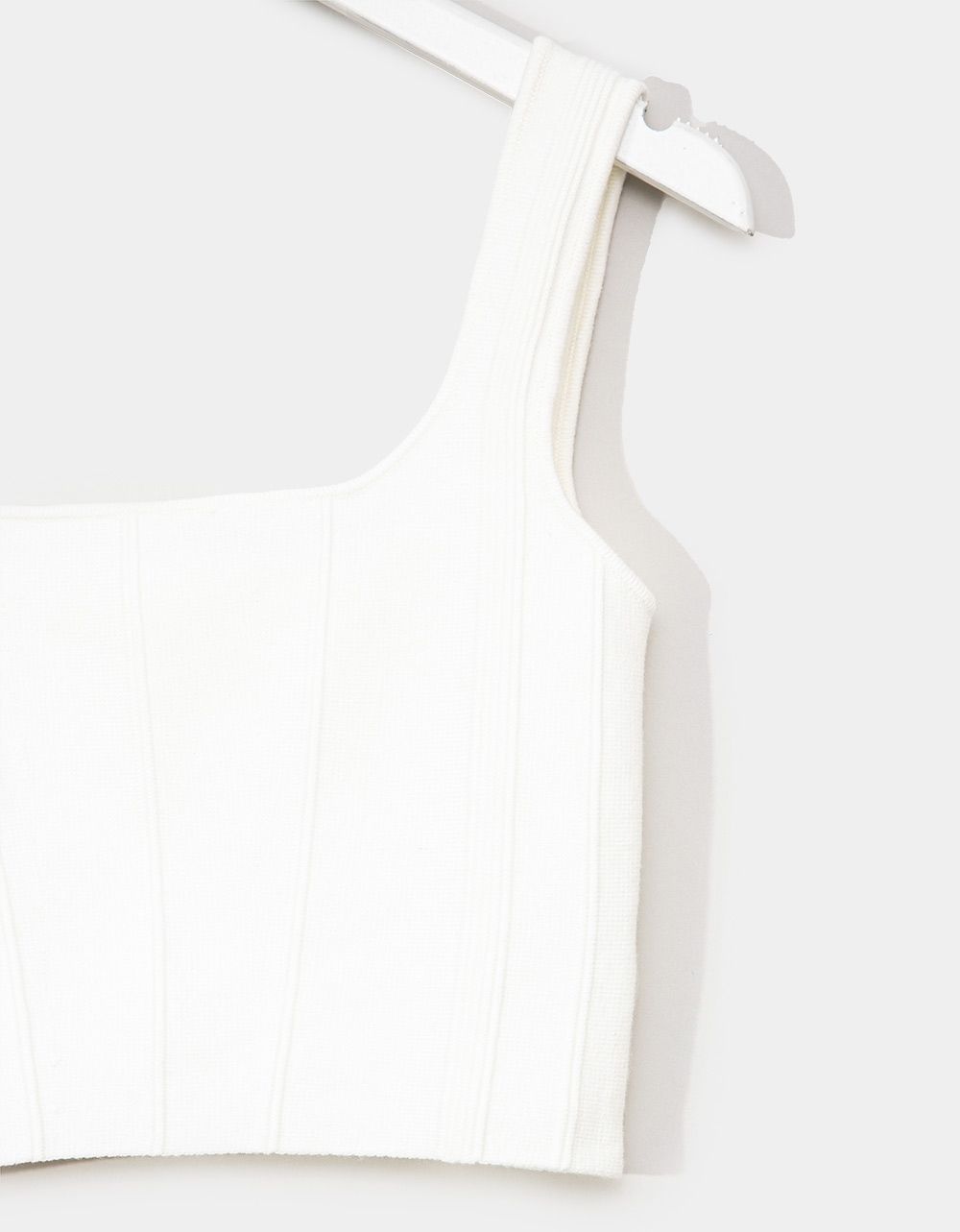 Millie Crop Top in Ivory_3