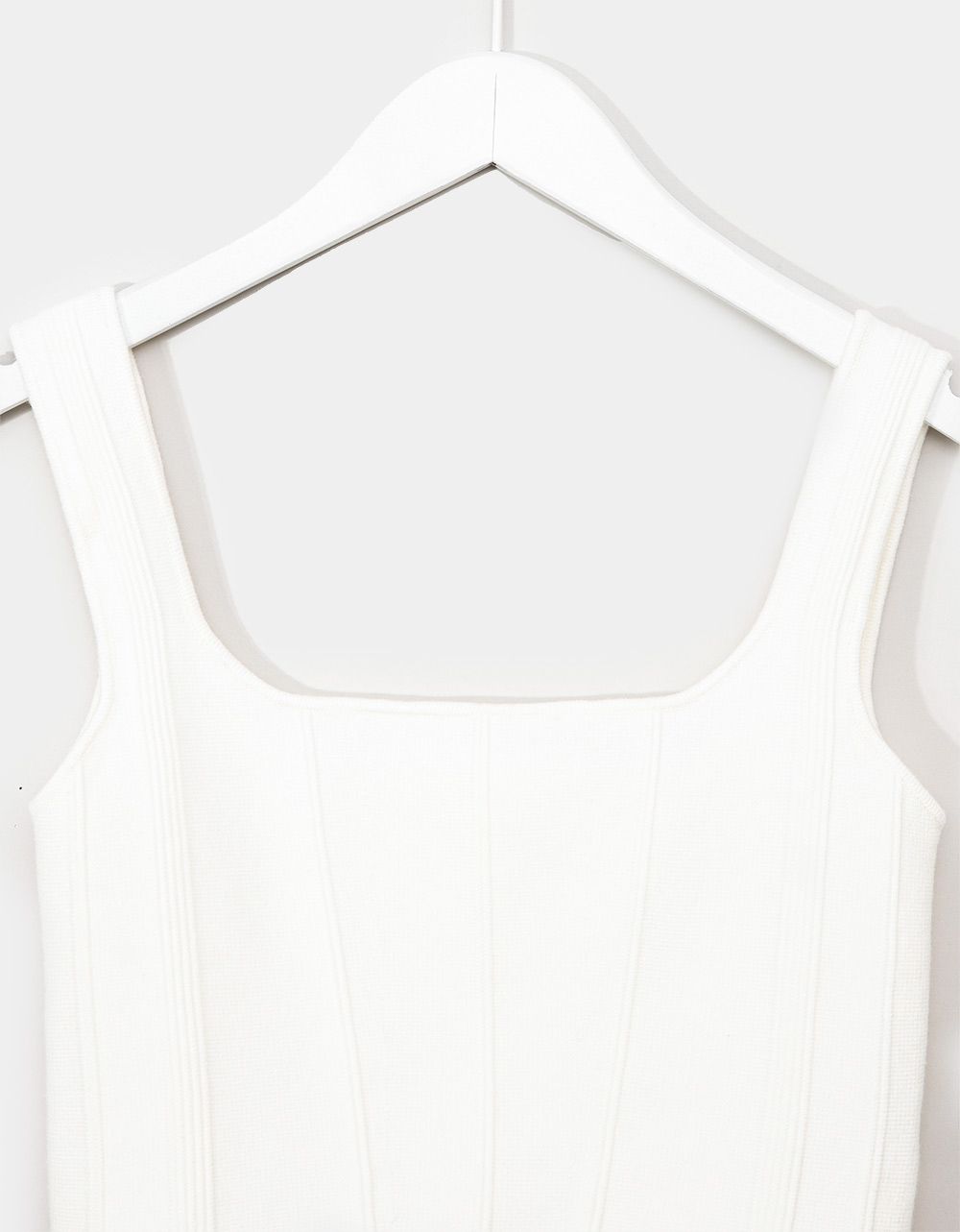 Millie Crop Top in Ivory_1