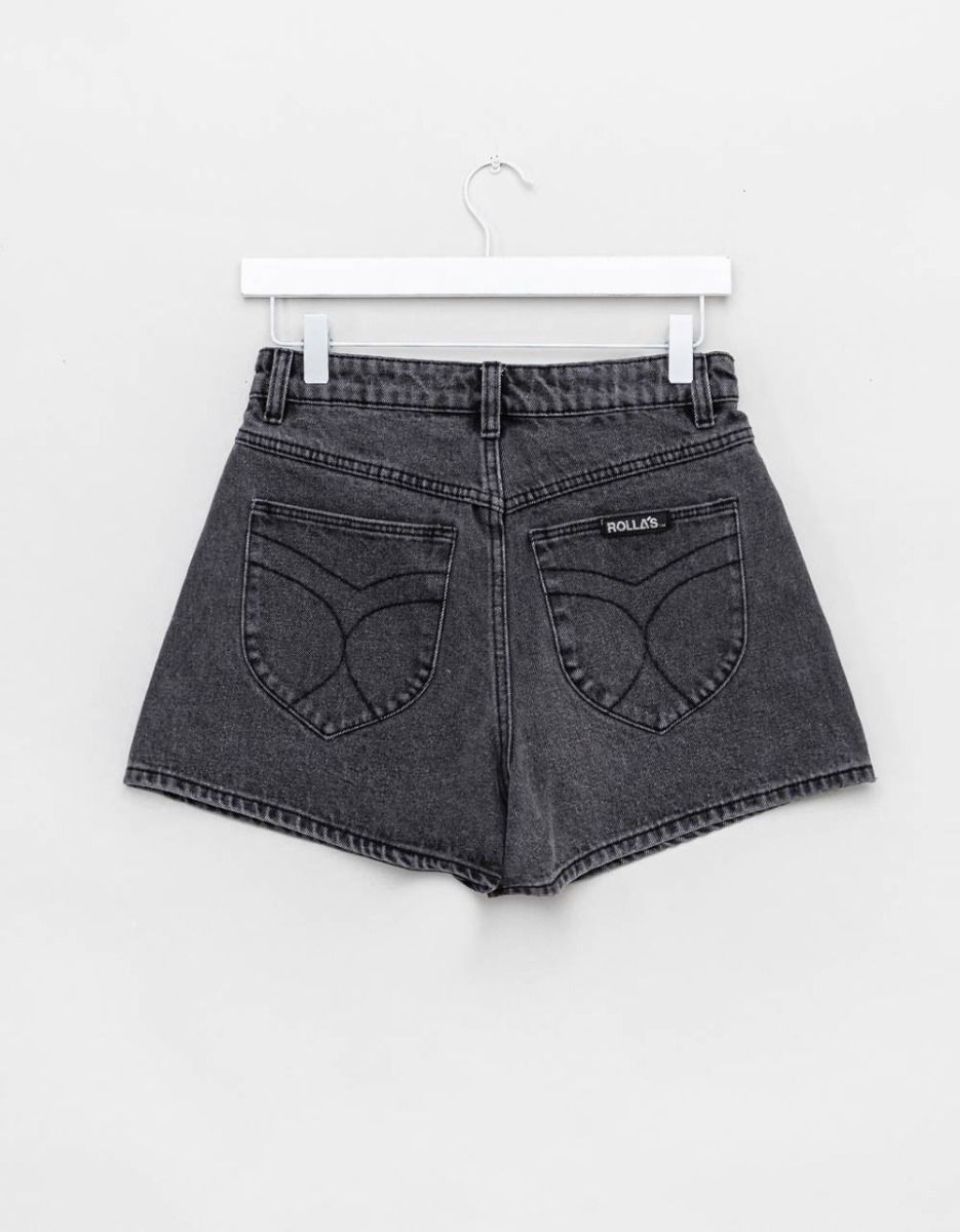 Mirage Shorts in Worn Black_3