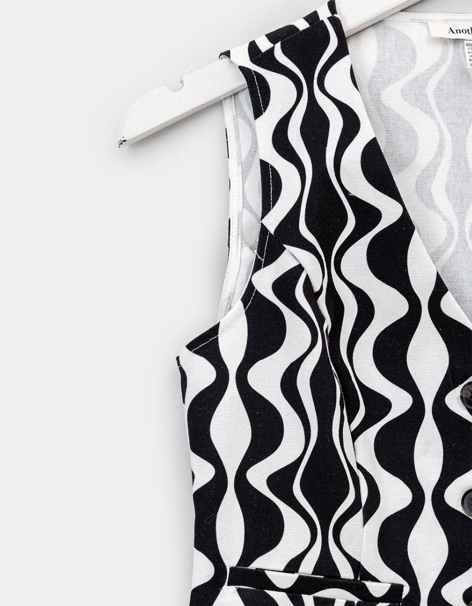 Mono Print Vest_1