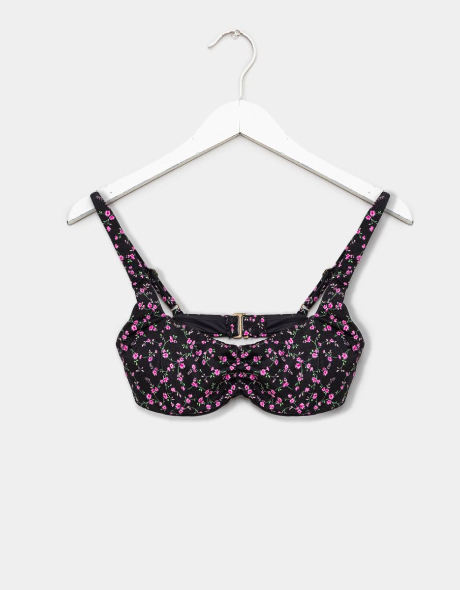 Nadi Top in Black Ditsy_0