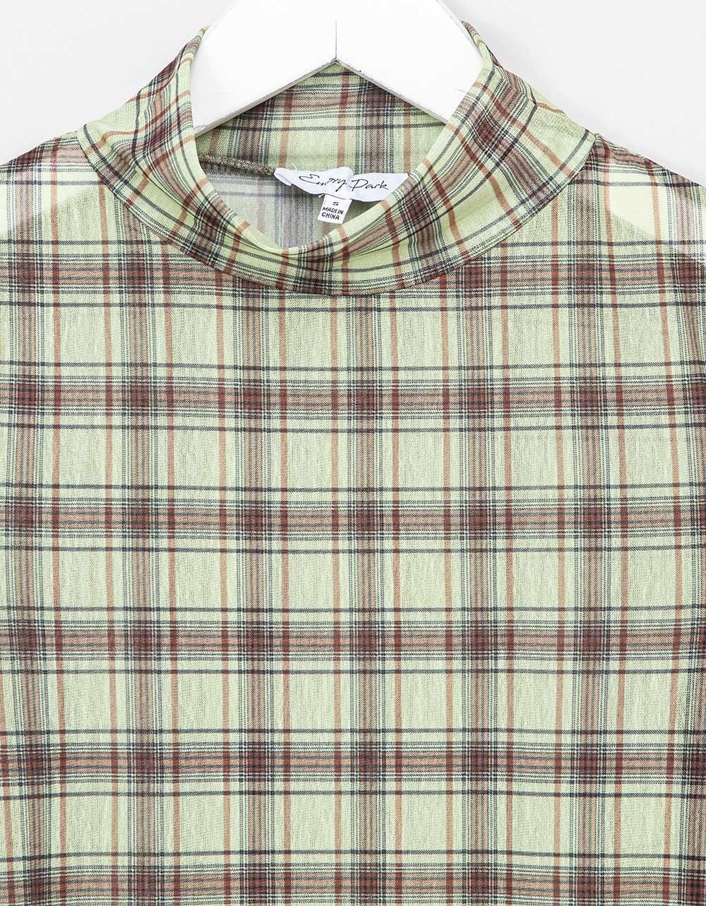 Nana Plaid Turtleneck_2