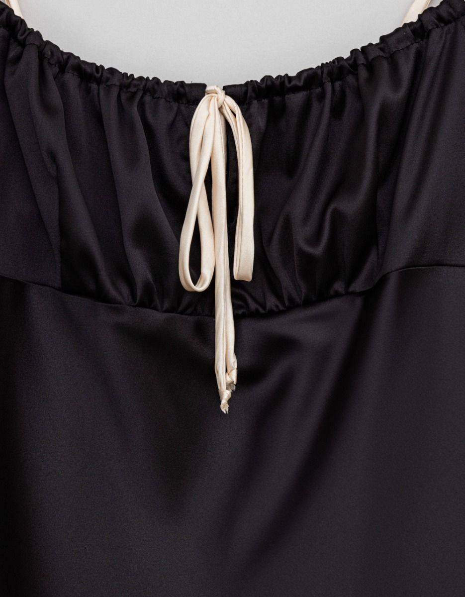 Nat Contrast Tie Dress_5