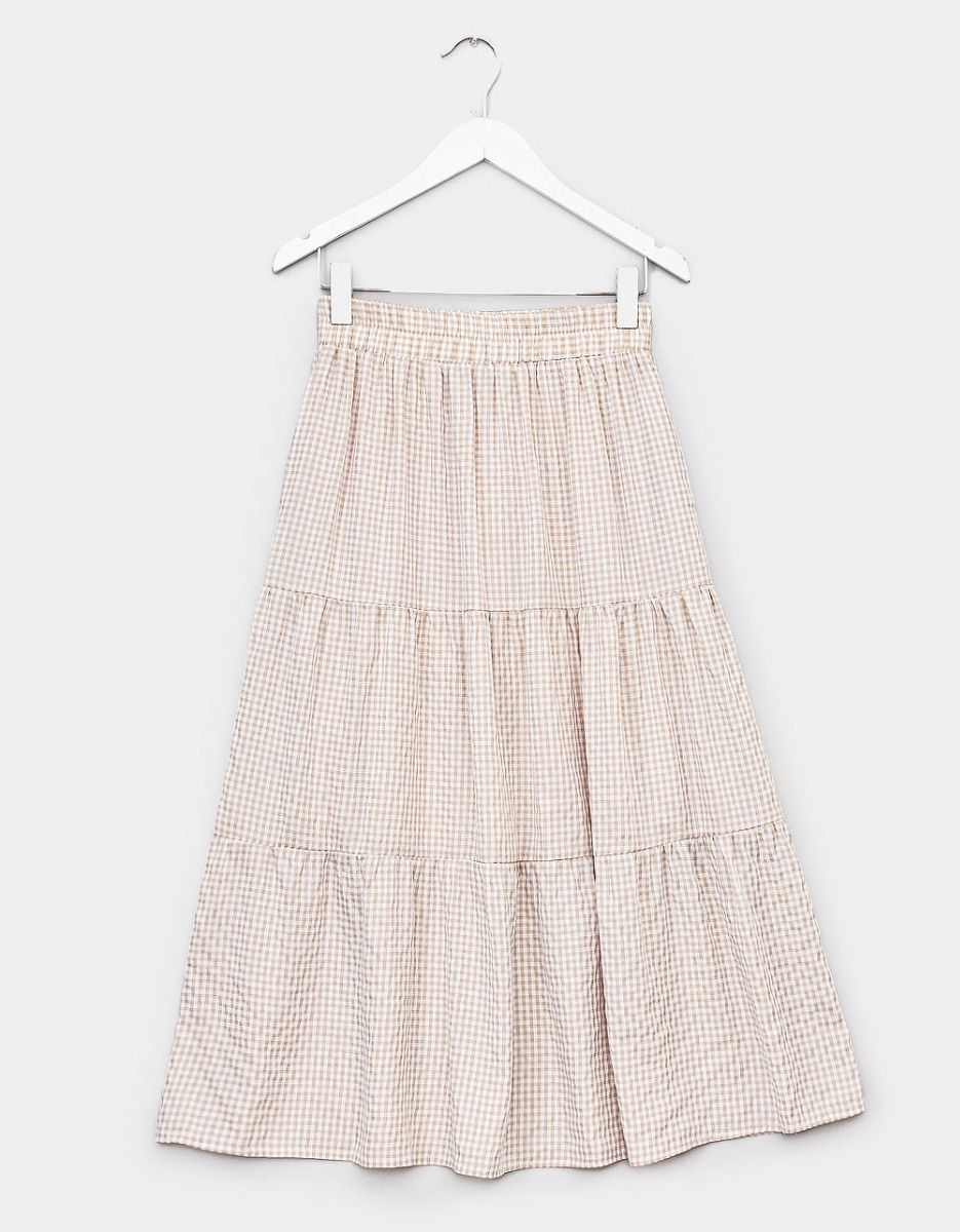 Nat Fern Gingham Skirt_0