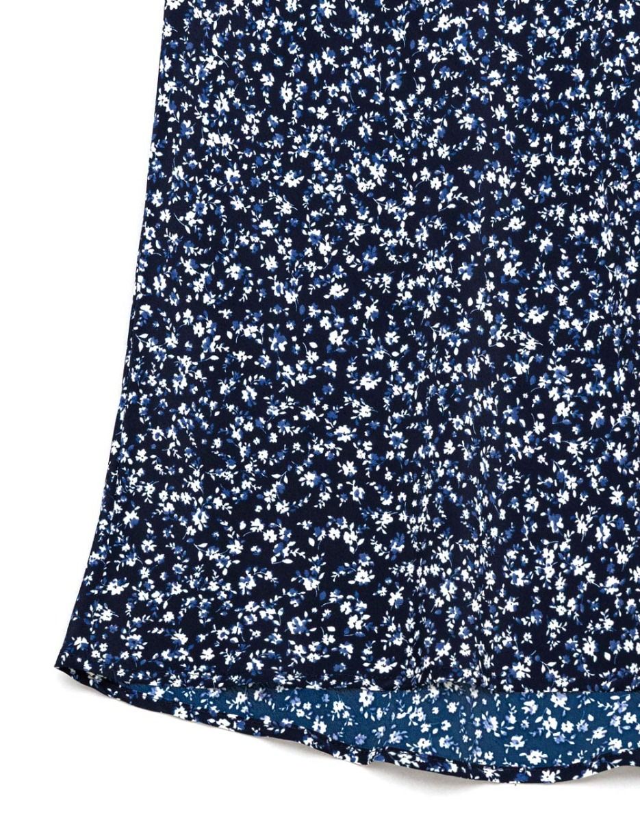 Navy Flower Skirt_4