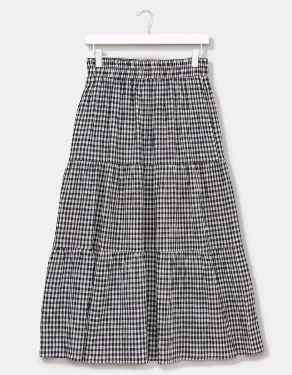 Navy Picnic Skirt_0