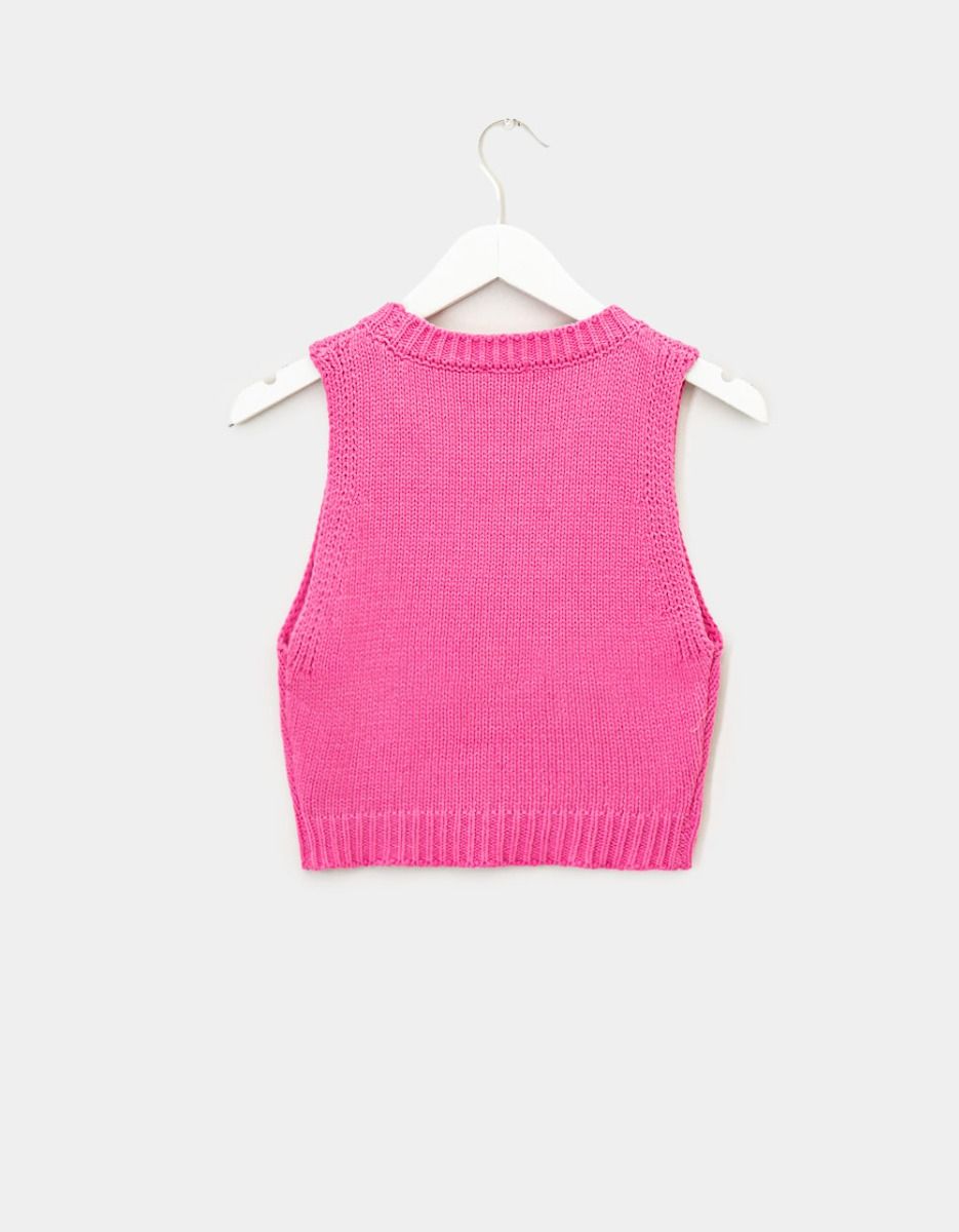 Nellie Crop Tank in Pink_1