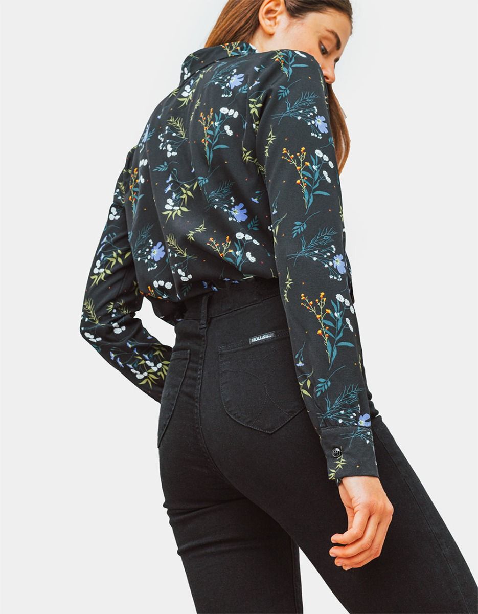 Night Floral Button Down_3