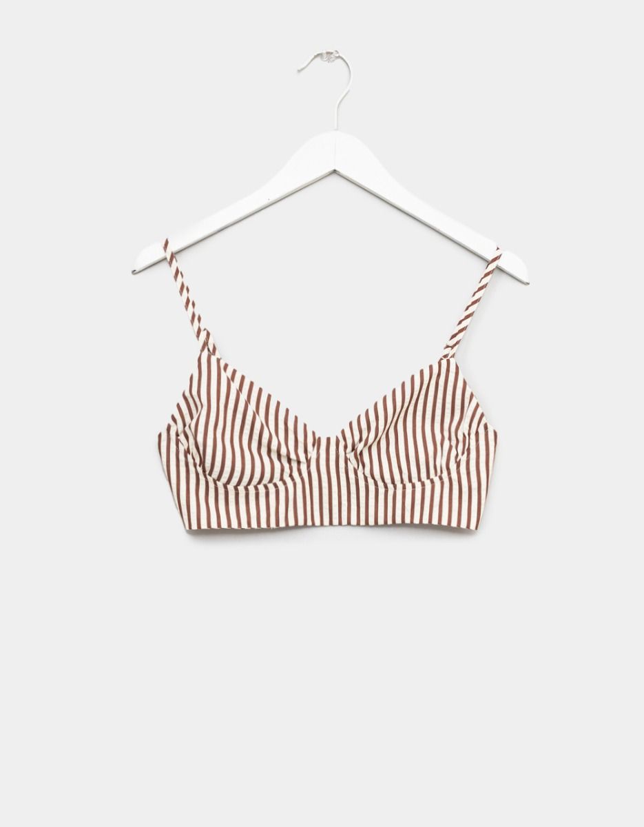 Nikki Stripe Bra Top_0