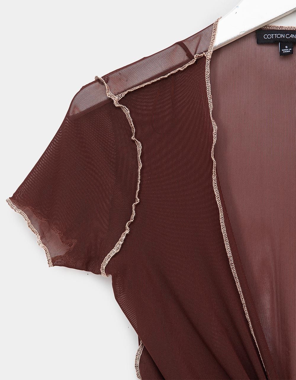 Nina Wrap Top in Espresso_1