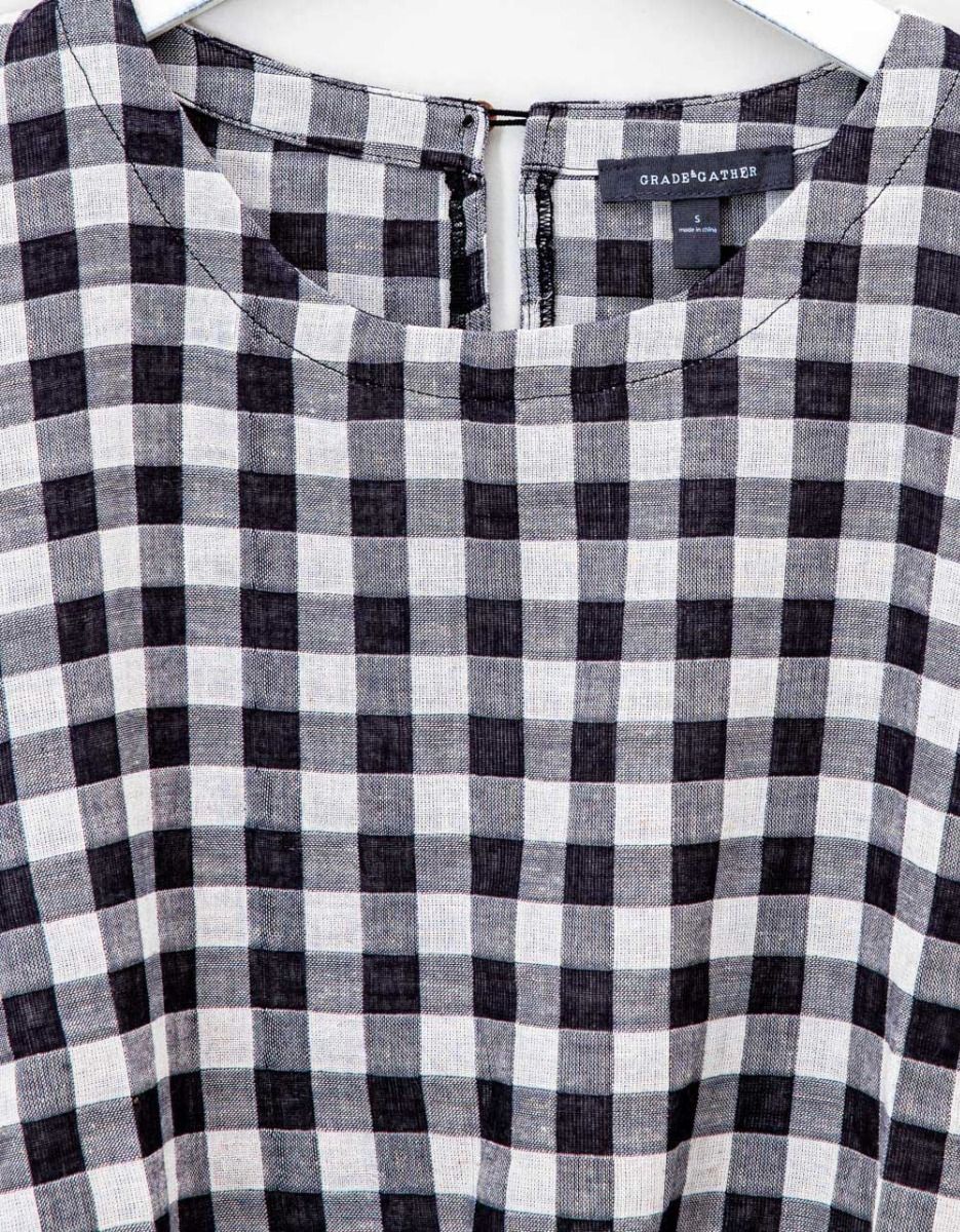 Noir Check Top_1