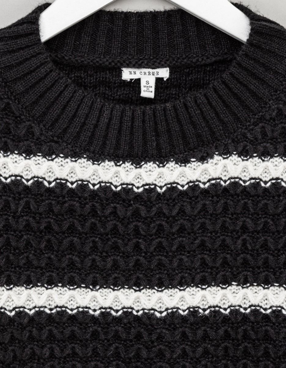 Noir Stripe Sweater_5