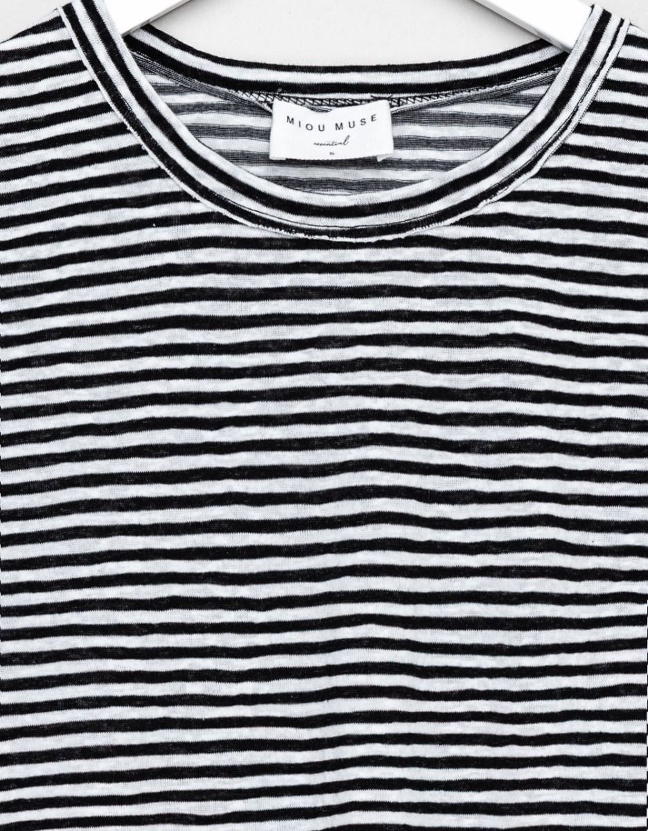 Noir Stripe Tee_2