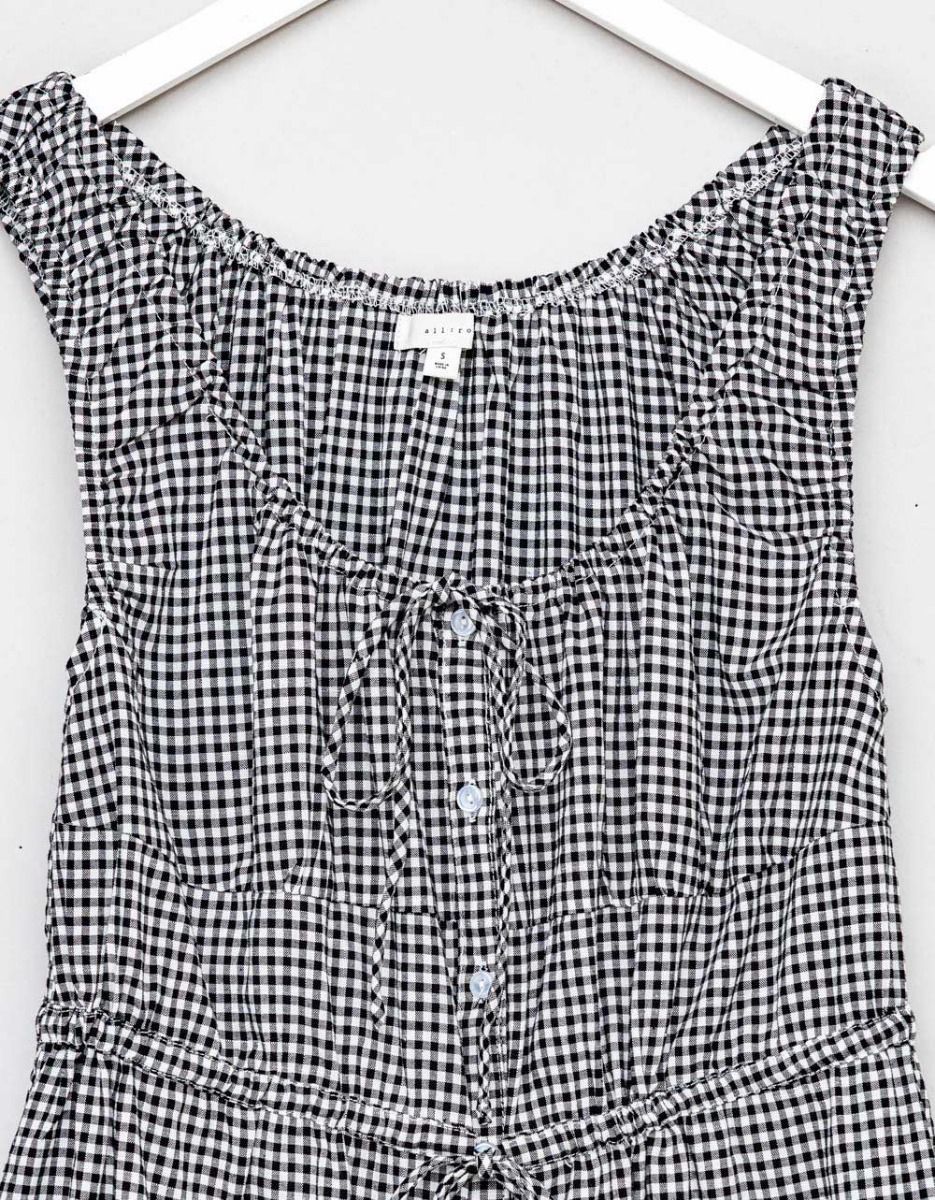 Noir Whitney Check Dress_1