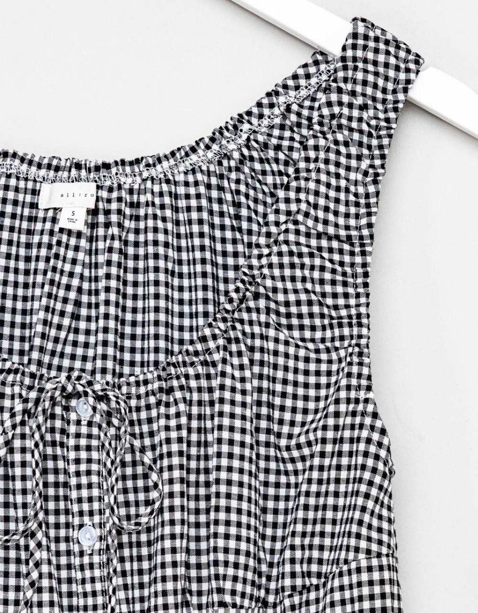 Noir Whitney Check Dress_2