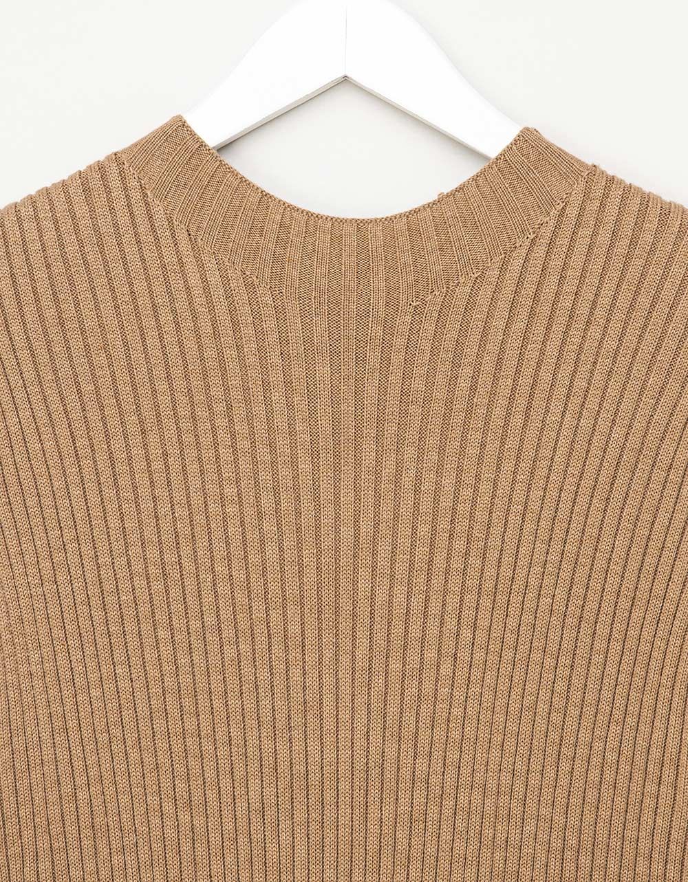 Norah Column Knit Vest in Mocha_2