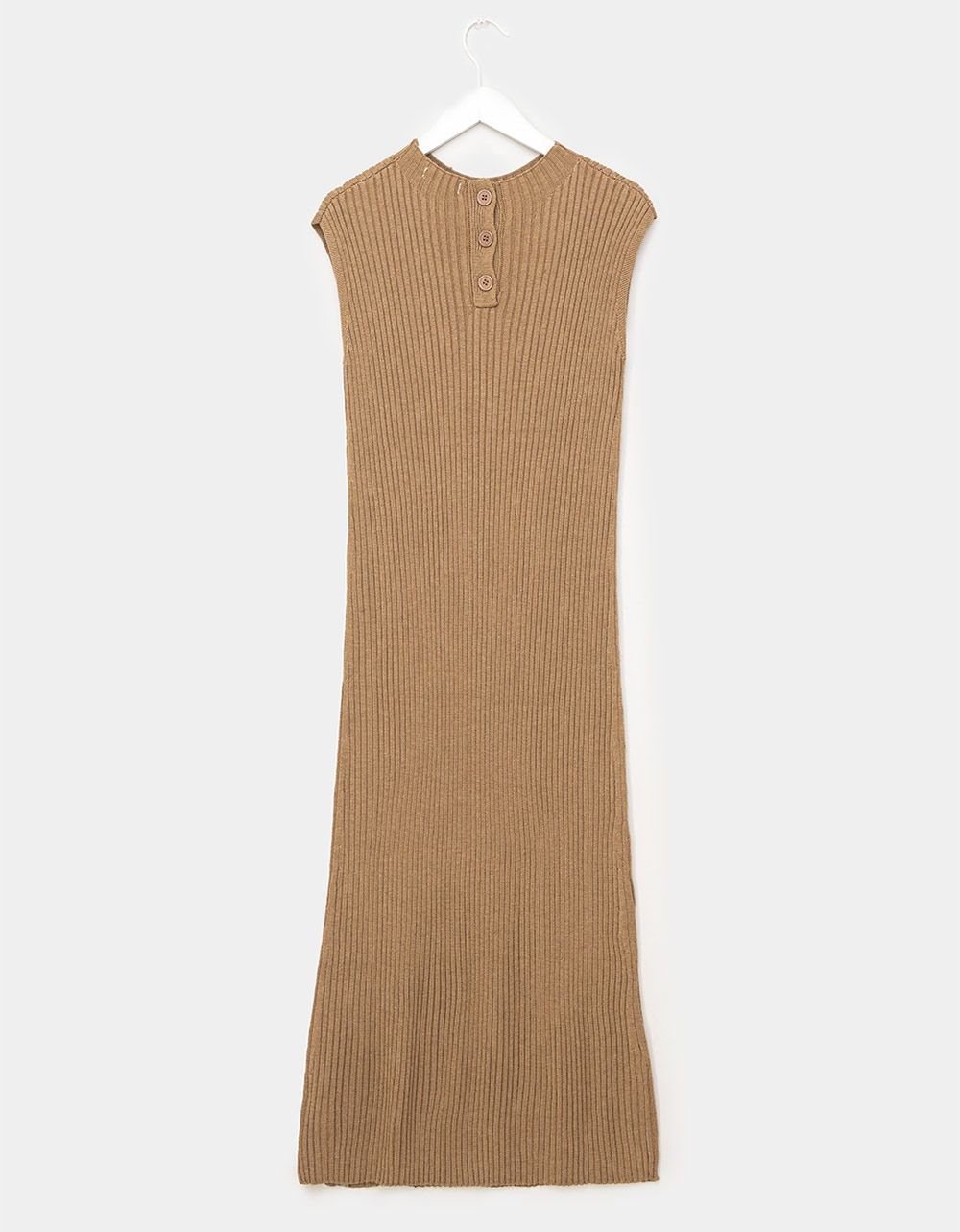 Norah Column Knit Vest in Mocha_4