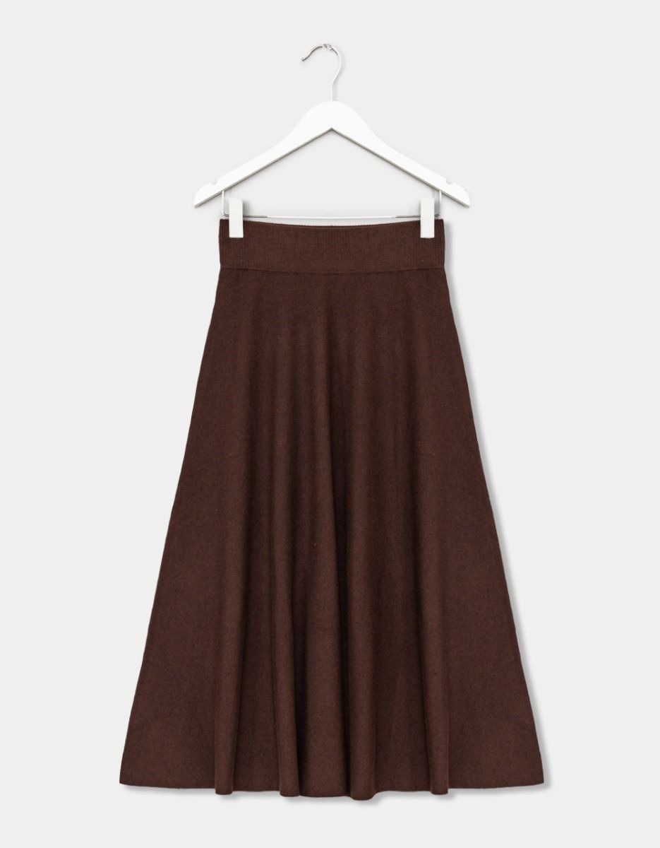 Norma Skirt in Brown_0