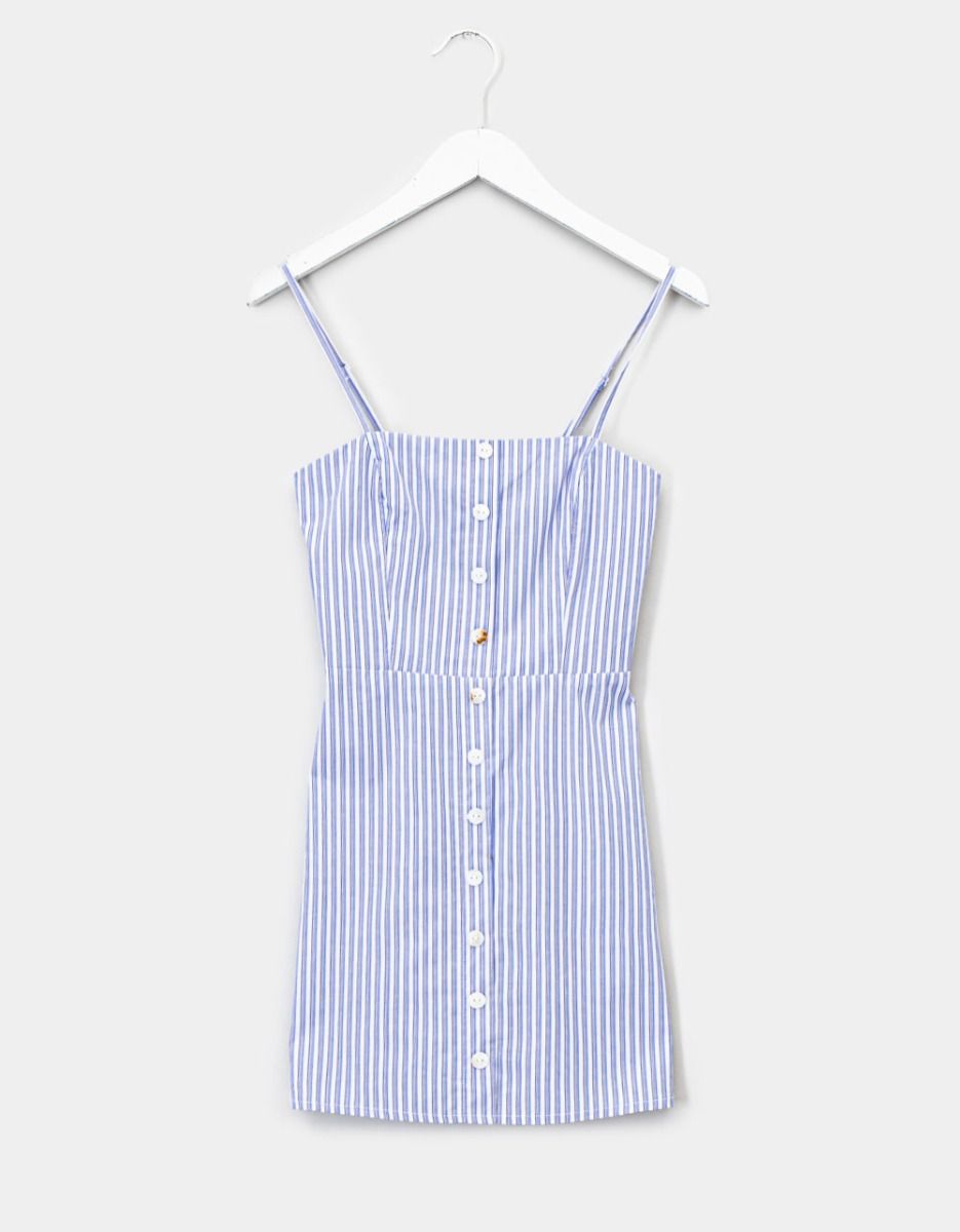 Novia Stipe Mini in Blue Multi_0