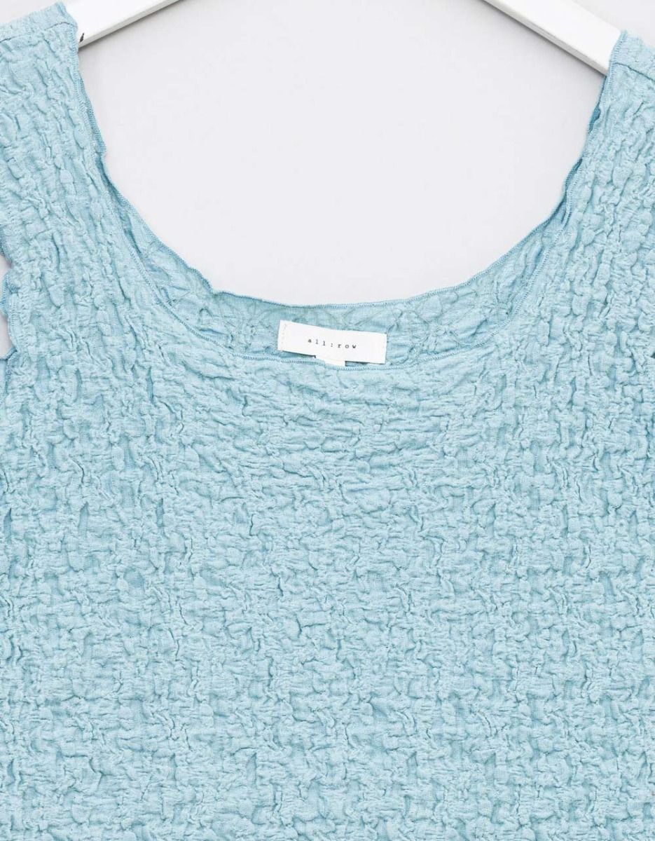 Nox Crinkle Top in Blue_1