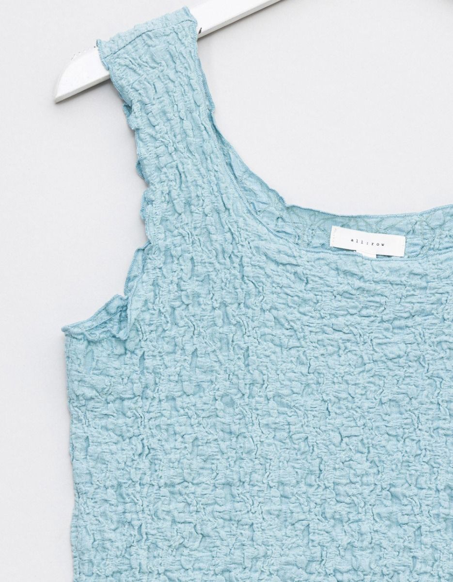 Nox Crinkle Top in Blue_2