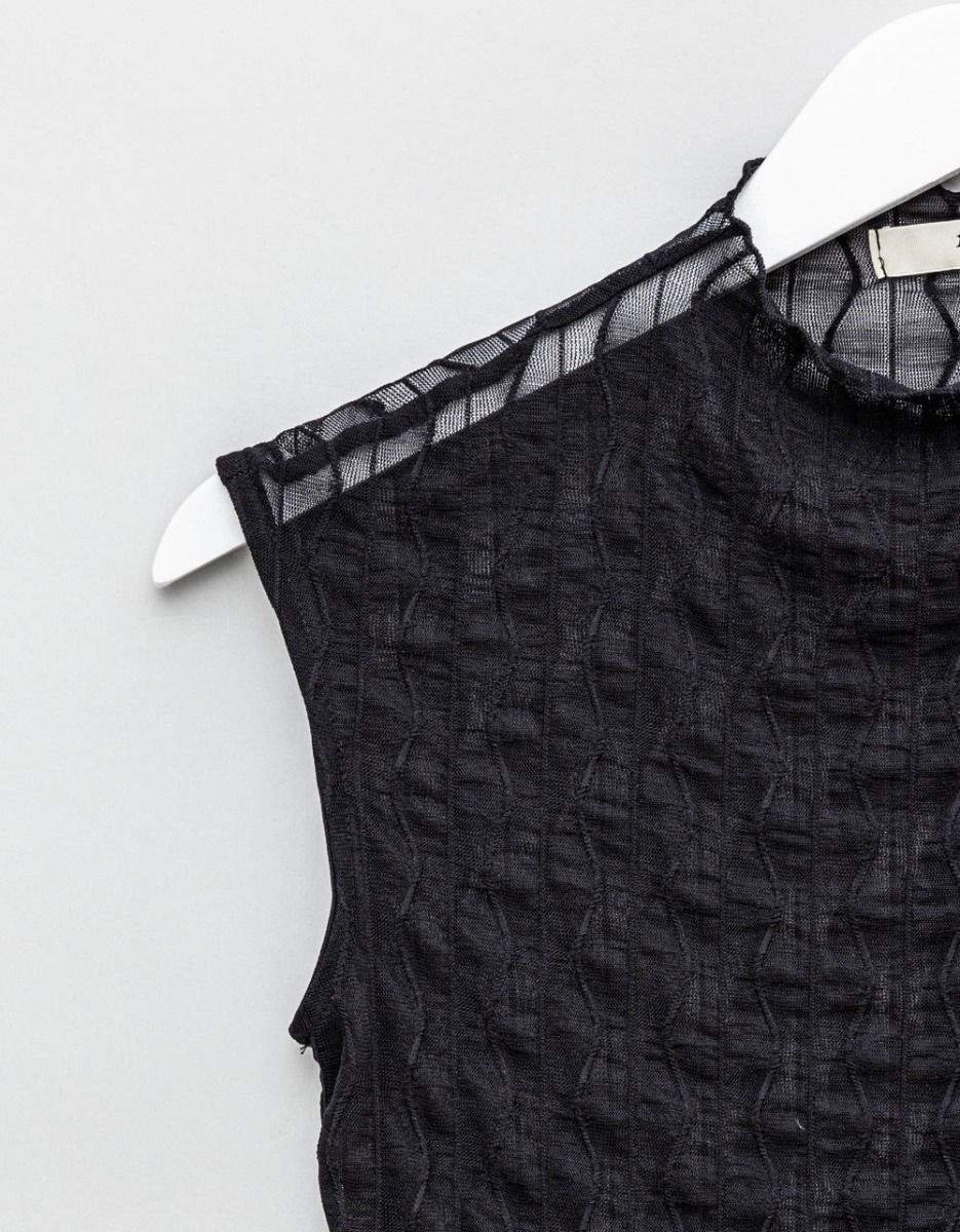 Nuit Wavy Mesh Top_2