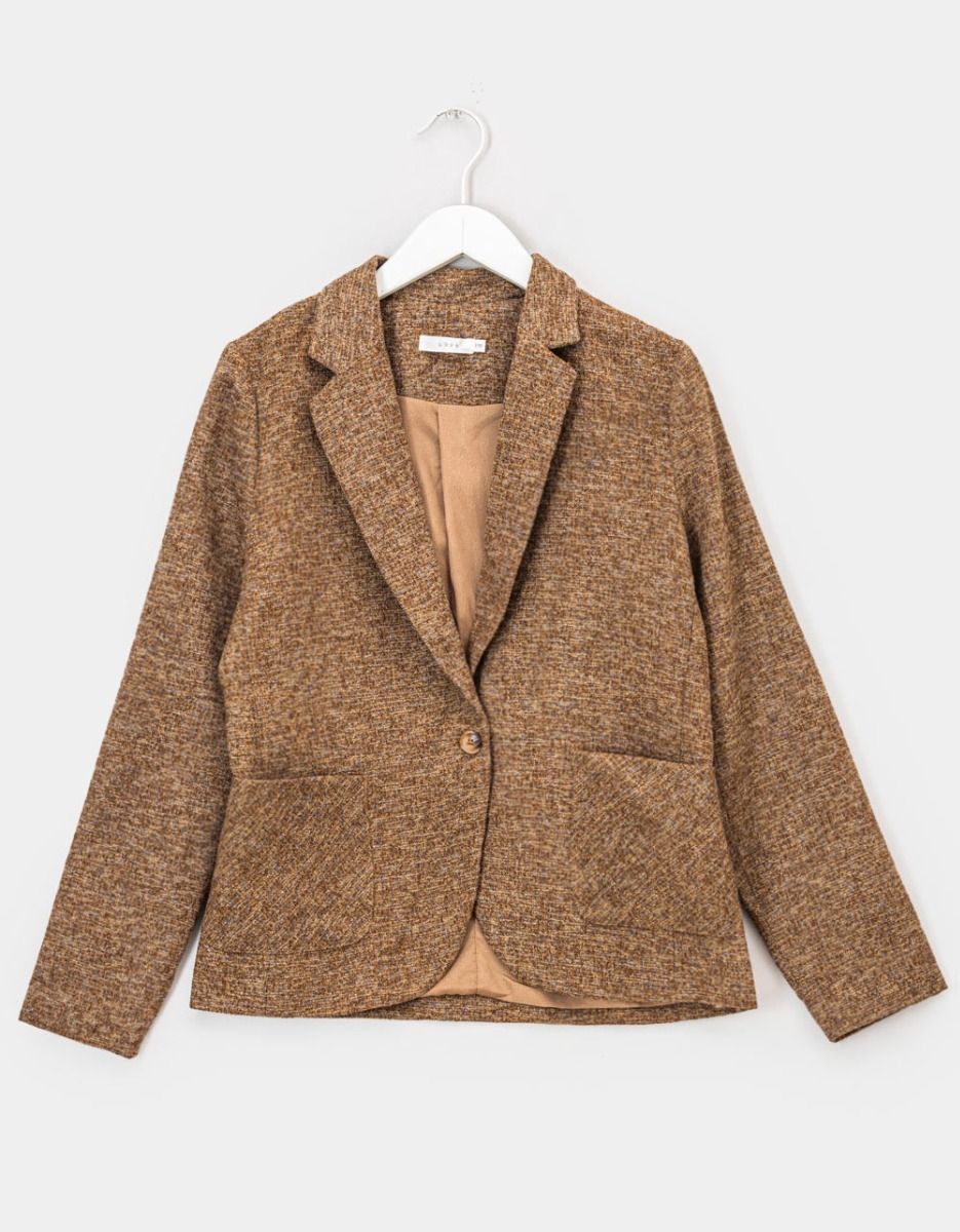 Nutmeg Tweed Blazer_0