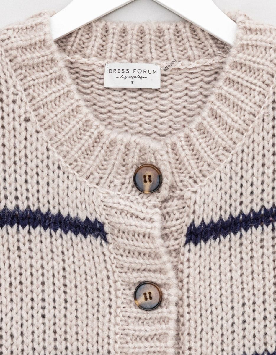 Oatmeal Stripe Cardi_2