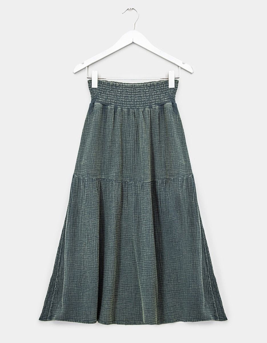 Olia Gauze Midi Skirt_0