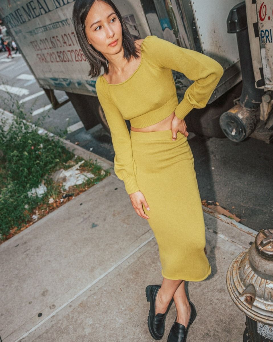 Oliva Knit Midi Skirt_1