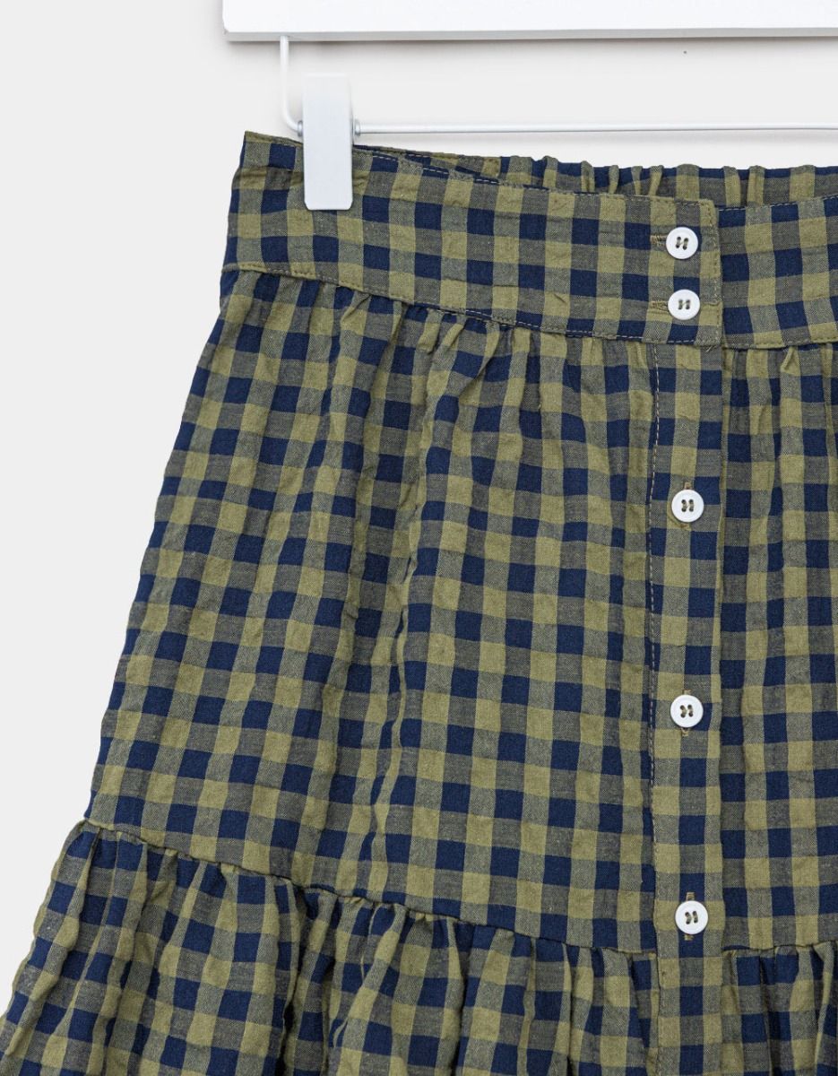 Olive Check Midi_2