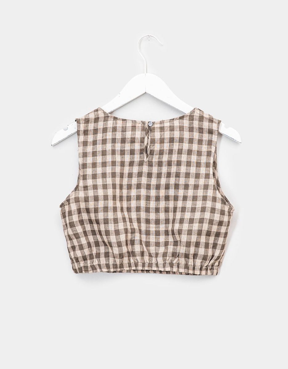 Olivia Plaid Top_5