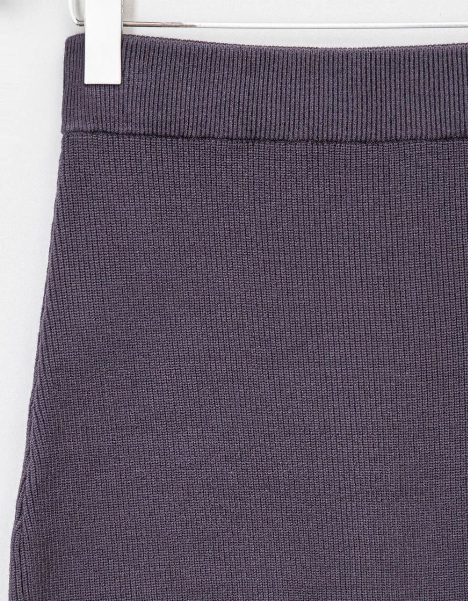 Ottie Knit Skirt in Dusty Navy_4