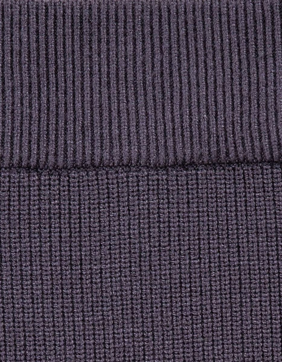 Ottie Knit Skirt in Dusty Navy_5