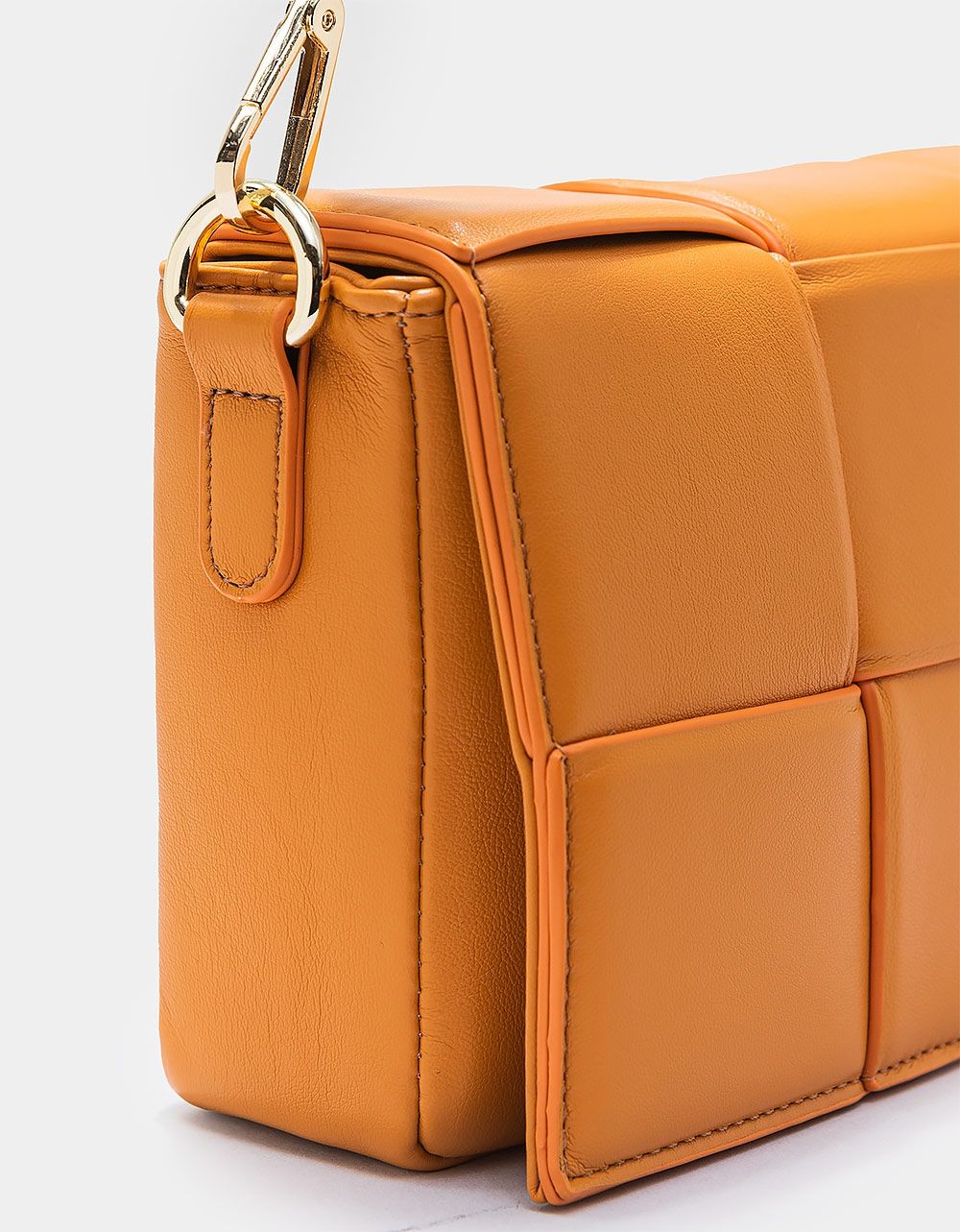 Padded Strap Bag in Tangerine_2