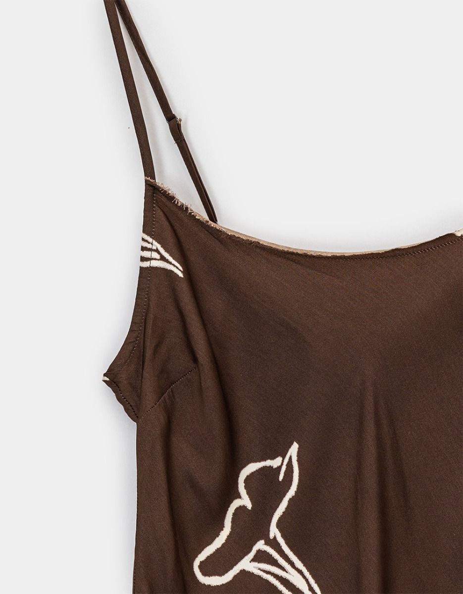 Painted Flower Slip Dress_1